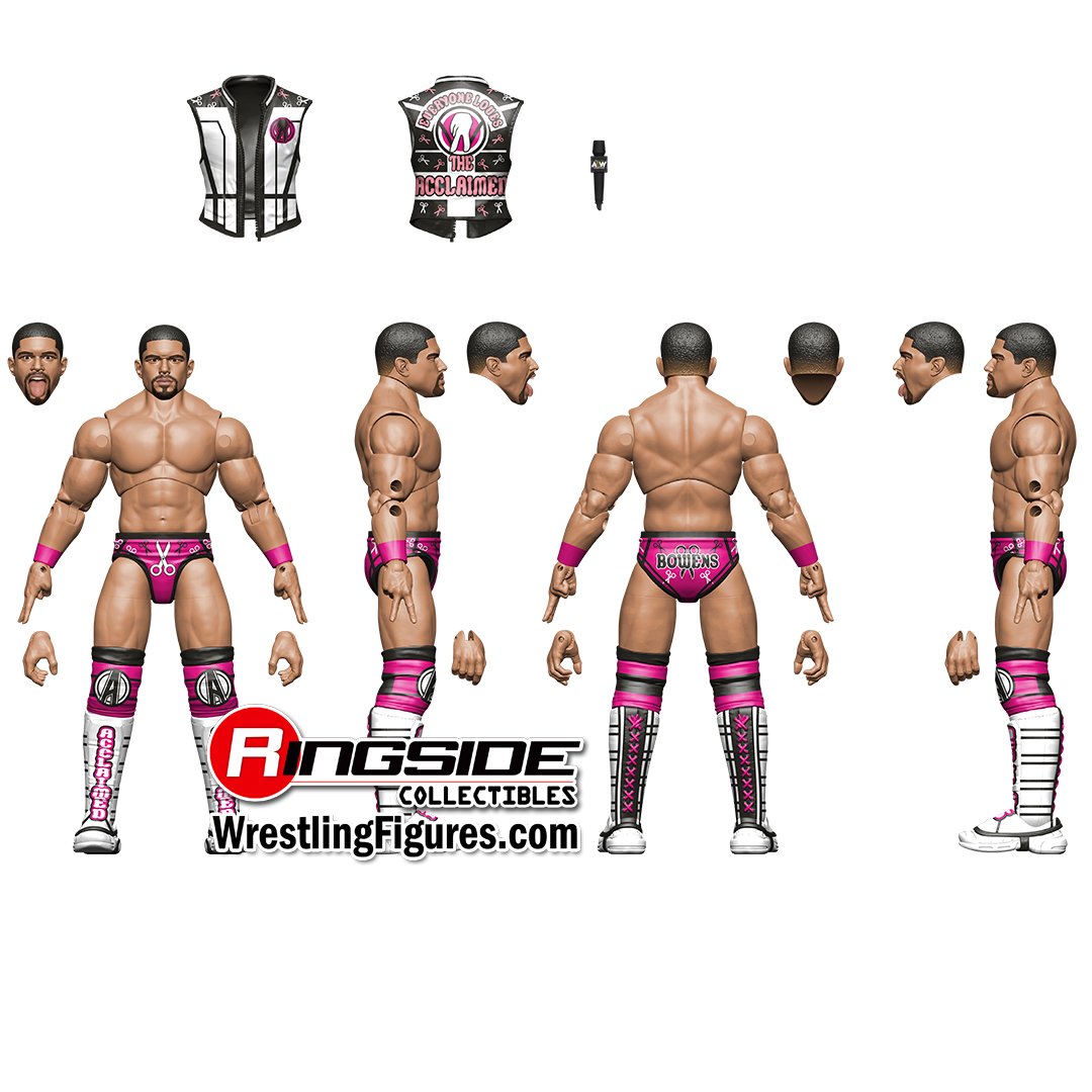 Anthony Bowens @Jazwares @AEW Unrivaled Series 14 render from #AEW Fan Fest!

Shop AEW at Ringsid.ec/AEW

#RingsideCollectibles #WrestlingFigures #AEW #Jazwares #AllEliteWrestling #AEWDON #AEWRampage #AEWDynamite #AEWUnmatched

**not final product**