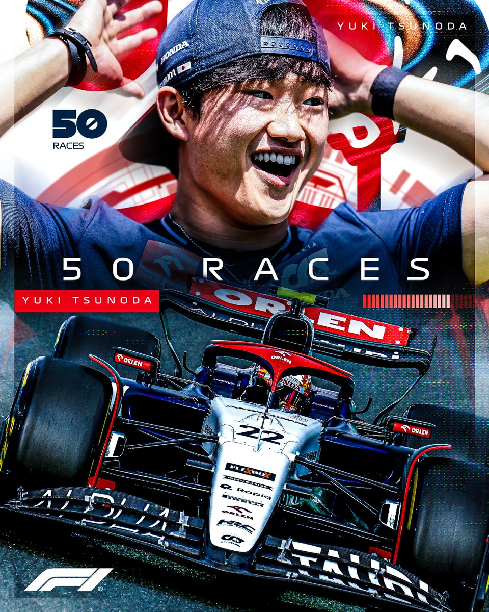 Happy 50th, Yuki! 👊

#MonacoGP #F1 @yukitsunoda07