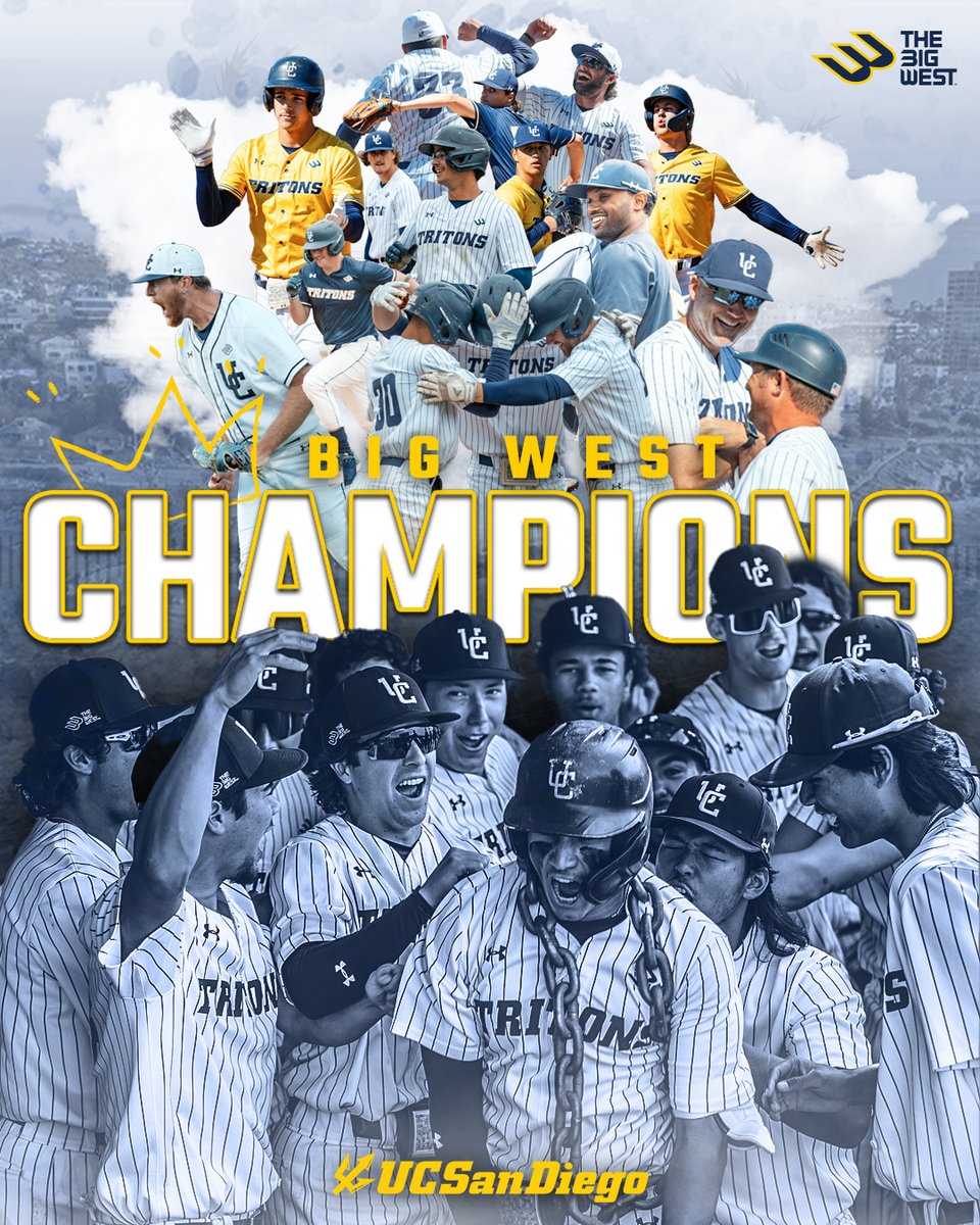 IT'S OFFICIAL 🏆 The Tritons are the 2023 Big West Champions!

🗞️ bit.ly/3BXEbJI

#GoTritons x #NCAABaseball