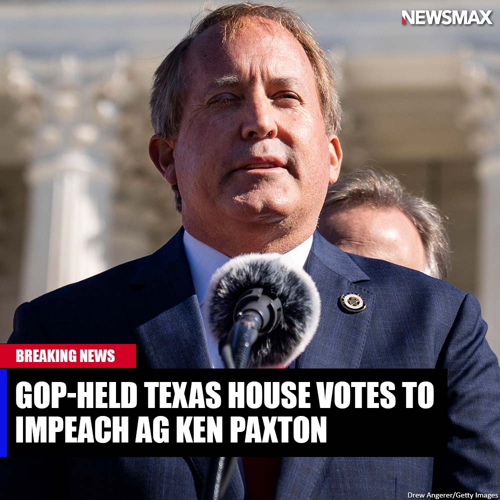 BREAKING: Texas' GOP-led House of Representatives impeached state Attorney General Ken Paxton on Saturday on articles including bribery and abuse of public trust, a sudden, historic rebuke of a fellow Republican. Read more: bit.ly/43zdoQ1