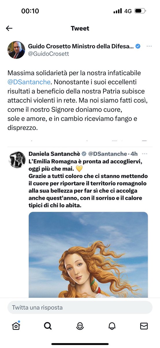 Guido Crosetto tweet media