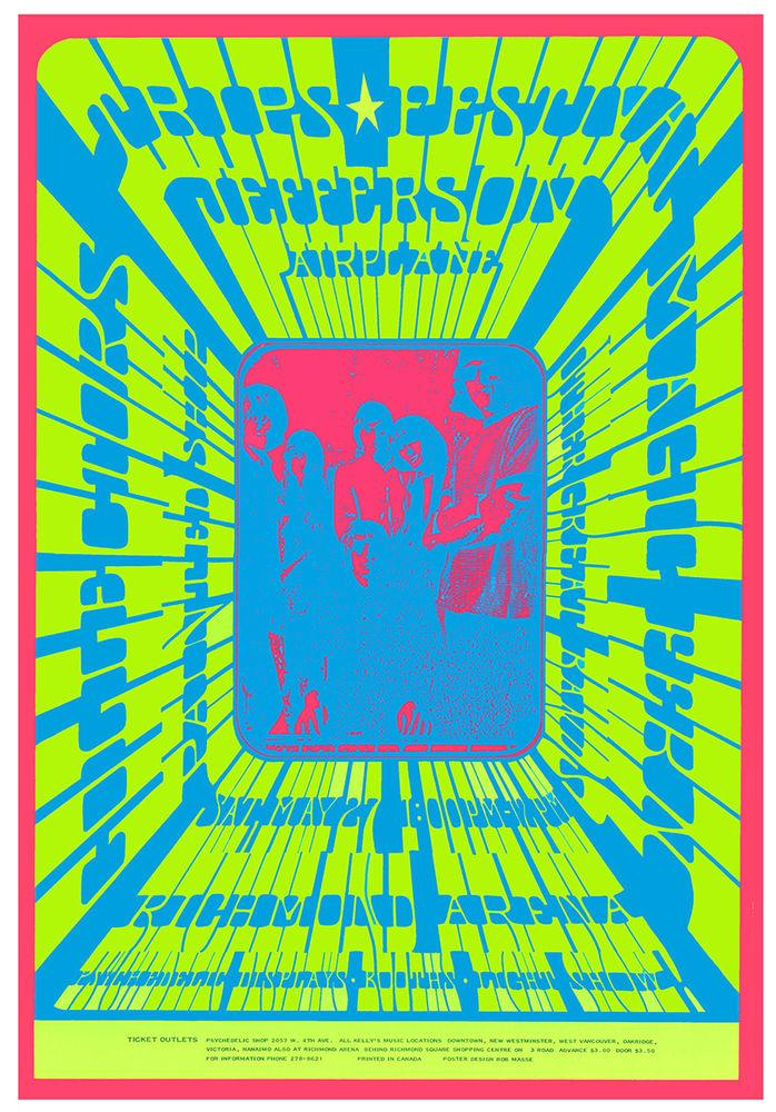 On May 27th 1967, Jefferson Airplane performed at the 'Trips Festival' at the Richmond Arena in Vancouver, Canada.
#JeffersonAirplane #Concert #History