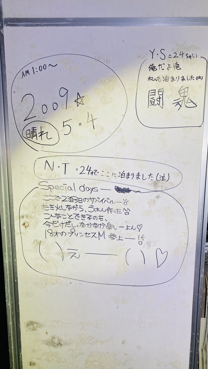 熊もいる森の中のこの廃墟に2泊3日楽しんだ猛者がいるのか

獣臭がすごい