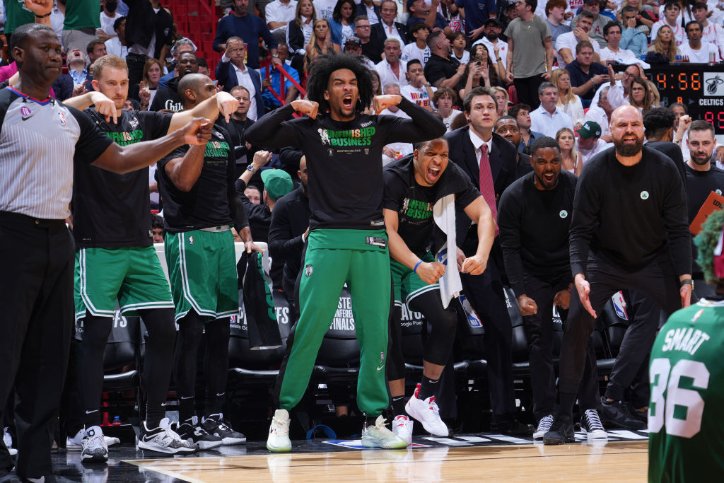 The Celtics are the 4th team in NBA history to force a Game 7 after trailing a series 3-0.
