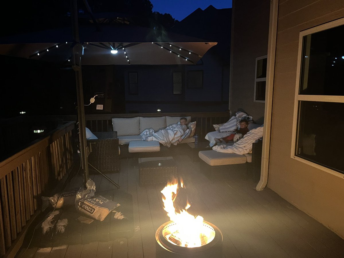 Deck camping kind of night