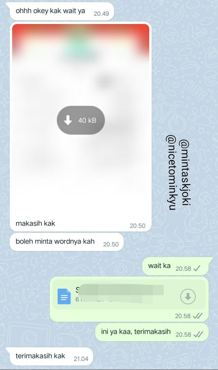 mintaskjoki's tweet photo. up testi dulu🤩💗
#zonauang 
• Joki Tulis
• Joki Latar Belakang Artikel Jurnal
• Joki Essay
• Joki Artikel Jurnal https://t.co/FFN39rH12I