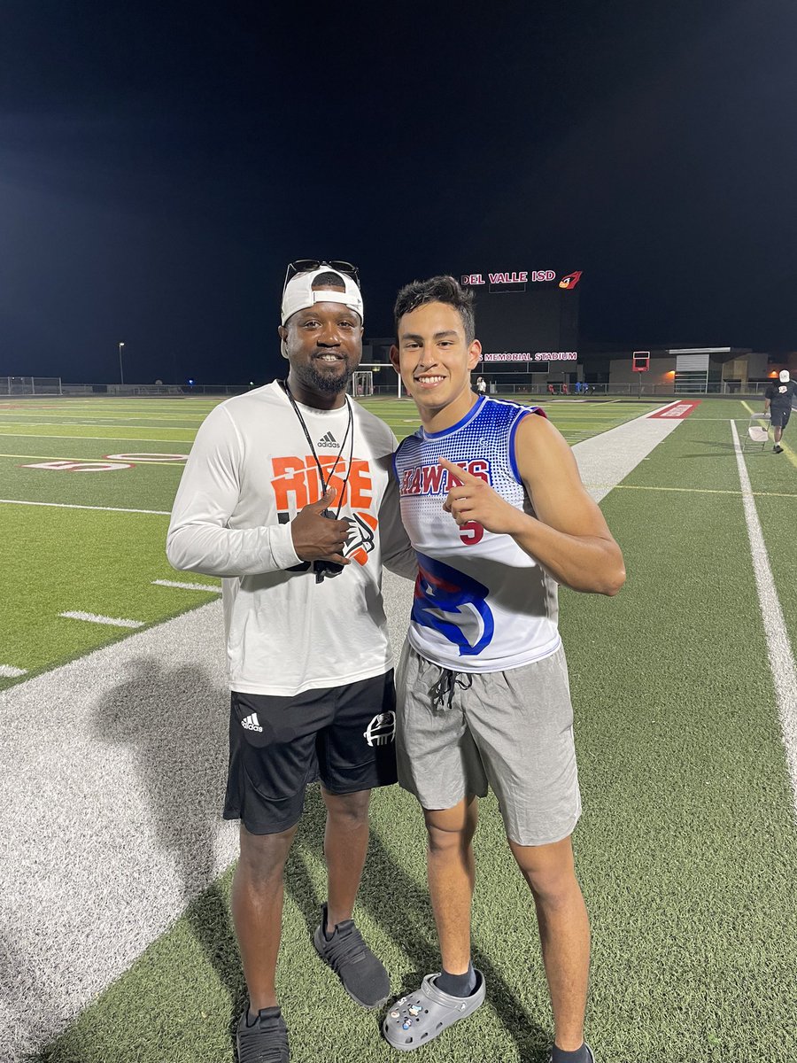 Thank you @coachddean ! I had a great experience out at the @UTPBFootball #FALCONSUP @hayshawksfb