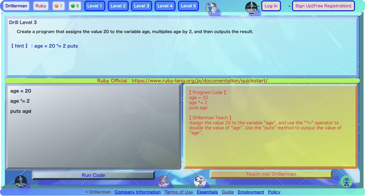 Drillerman1225's tweet image. Get ready to level up your coding skills with Drillerman! Unleash the power of learning with quality programming drills. Become a coding master one drill at a time. Try it today and get ready to feel the difference!๐ก #Programming #Learning #CodingMastery"