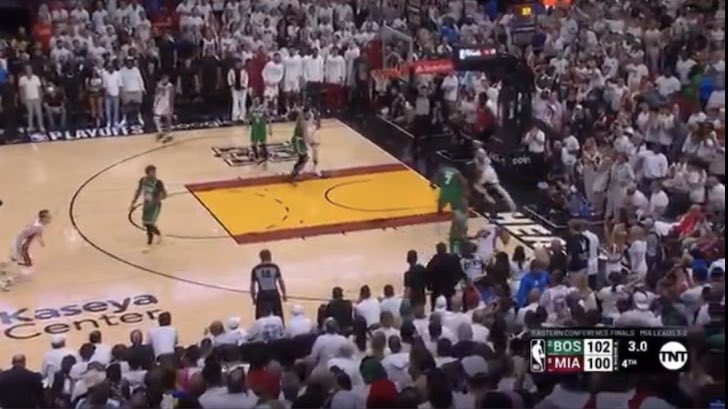 WayofCraig's tweet photo. Biggest factor is the refs putting 3 seconds back on the clock when the whistle clearly isn’t blown until 2.1

The NBA wanted to give Boston every chance to force a Game 7 and they did. https://t.co/WZ2z5oReto