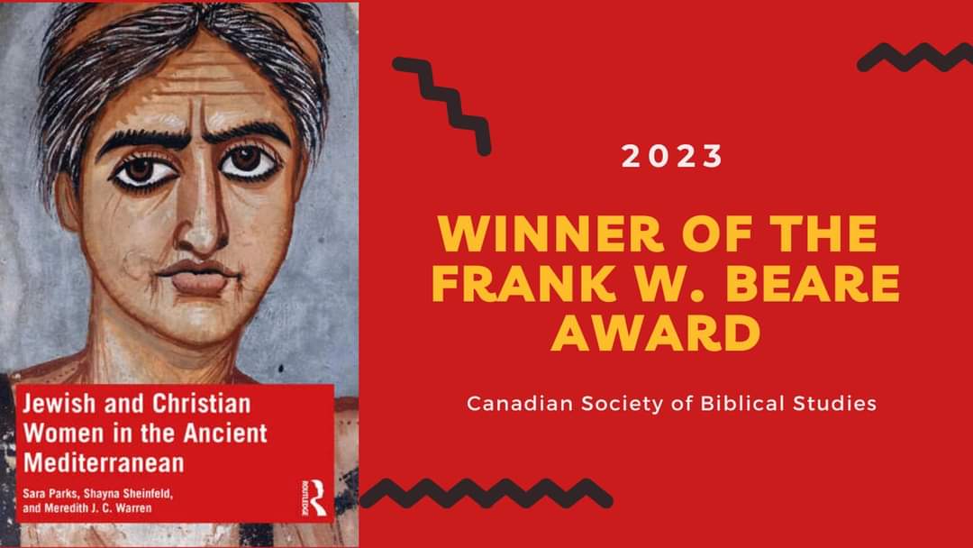 Dr. Shayna Sheinfeld (@shaynasheinfeld) on Twitter photo We are so honoured to have been awarded <a href="/CSBSCom/">Canadian Society of Biblical Studies</a> Frank W Beare Award for 2023, for our book Jewish and Christian Women in the Ancient Mediterranean! 🥳🥳🥳 routledge.com/Jewish-and-Chr… We are so honoured to have been awarded <a href="/CSBSCom/">Canadian Society of Biblical Studies</a> Frank W Beare Award for 2023, for our book Jewish and Christian Women in the Ancient Mediterranean! 🥳🥳🥳 routledge.com/Jewish-and-Chr…
