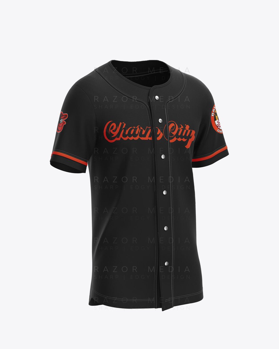 2imPRESSive's tweet image. Here’s my design on what the @Orioles city connect could have looked like #CityConnect #Orioles #CharmCity #GraphicDesign