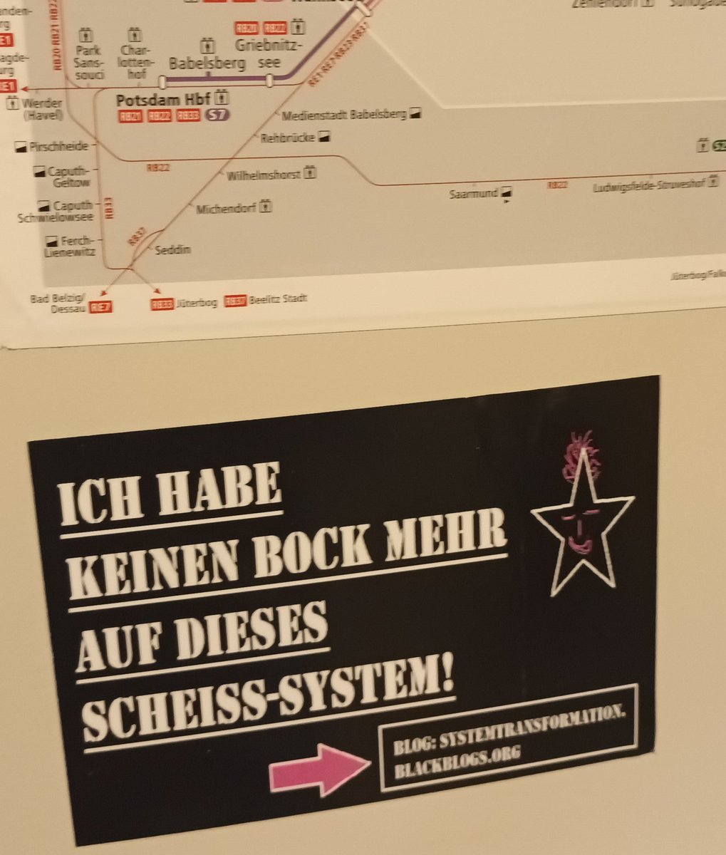 larsbretthauer's tweet image. A lonely sticker in a cruel cruel world ;)

#systemtransformation
#basisdemokratie