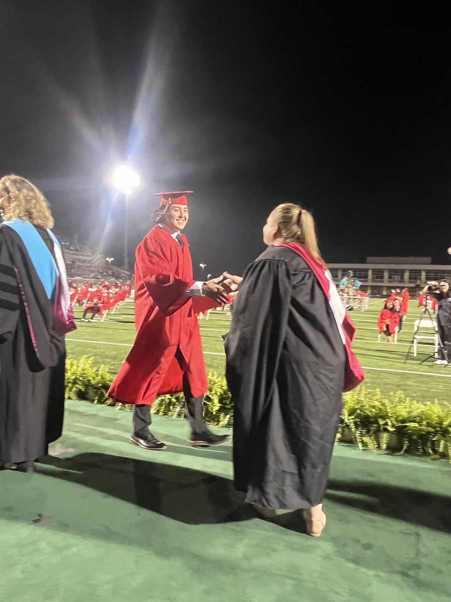 The <a href="/ClearBrookHS/">Clear Brook HS</a> Class of 2023 closed out <a href="/ClearCreekISD/">Clear Creek ISD</a> graduations with a beautiful ceremony tonight. Continue your Quest for the Best as Brook Alumni!