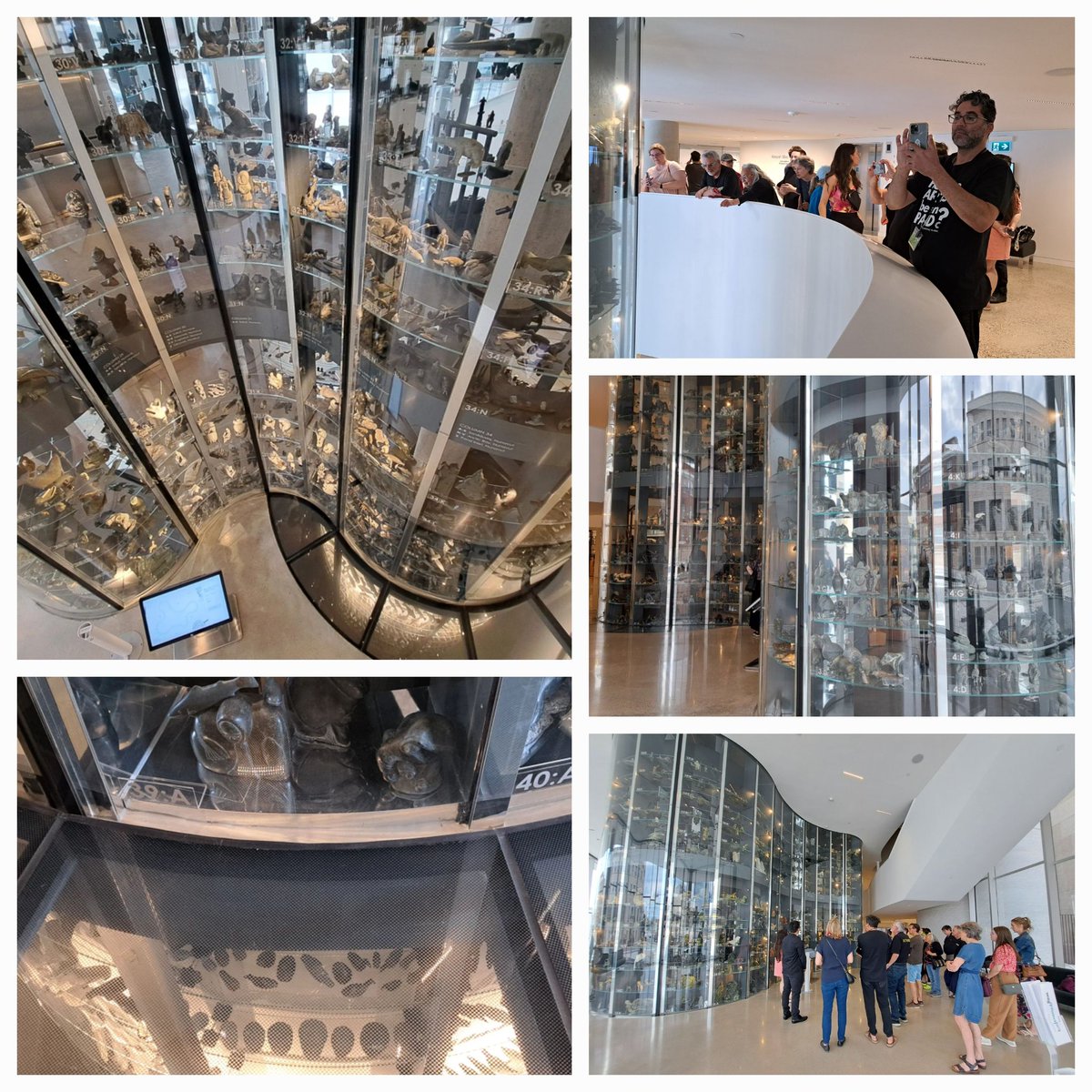 jrforsythw's tweet photo. Tour of qaumajuq visible vault @carfacnational @VisualAlberta @wag_ca #ywg https://t.co/gQKK3cqqUR