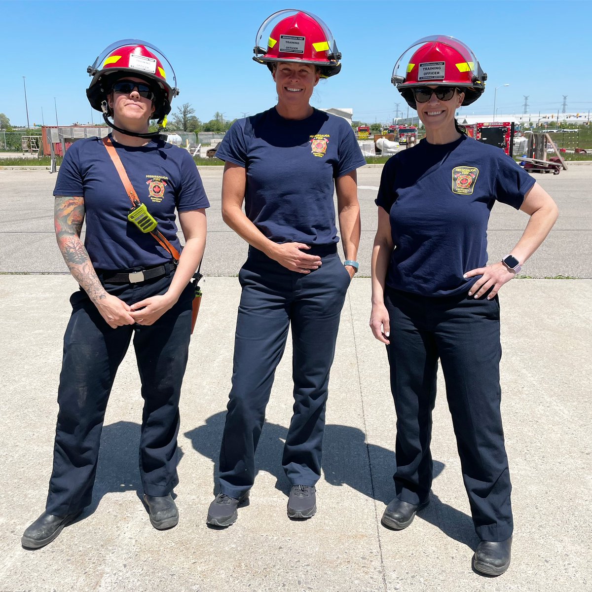 The best way to succeed is to discover what you love & then find a way to offer it to others in the form of service. So #proud to work beside 2 incredible women. A #TO & a #STI Enjoy working with & learning from these two!! #womeninfirefighting #training #recruit  #strongwomen 🚒