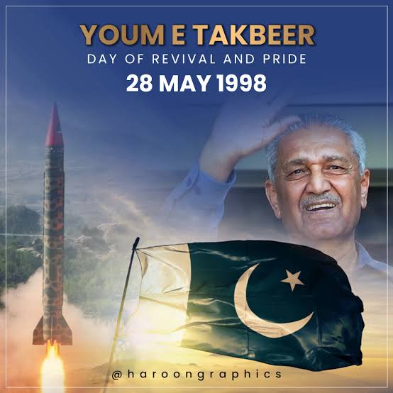 Youm e Takbeer.
#Pakistan
#Youm_E_Takbeer
#DrAbdulQadeerKhan
#28May