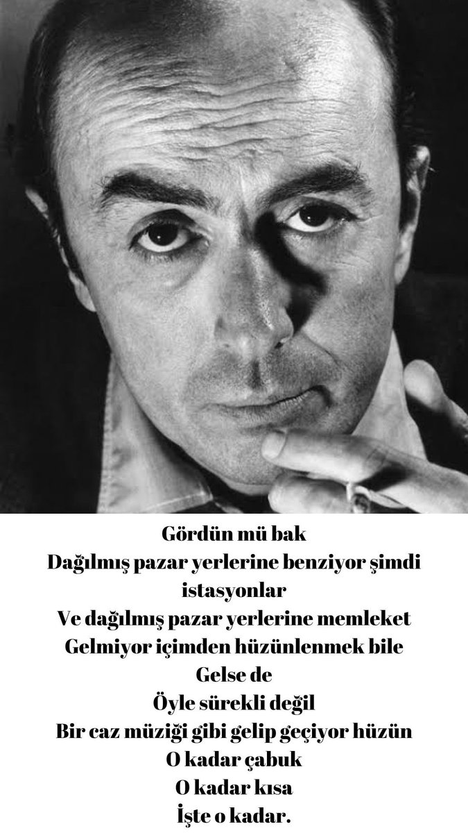 Edip Cansever’i 37 nci ölüm yıldönümünde sevgi ve özlemle anıyoruz.