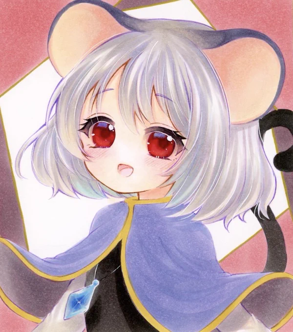 東方 ナズーリン  #東方Project #コピックイラスト