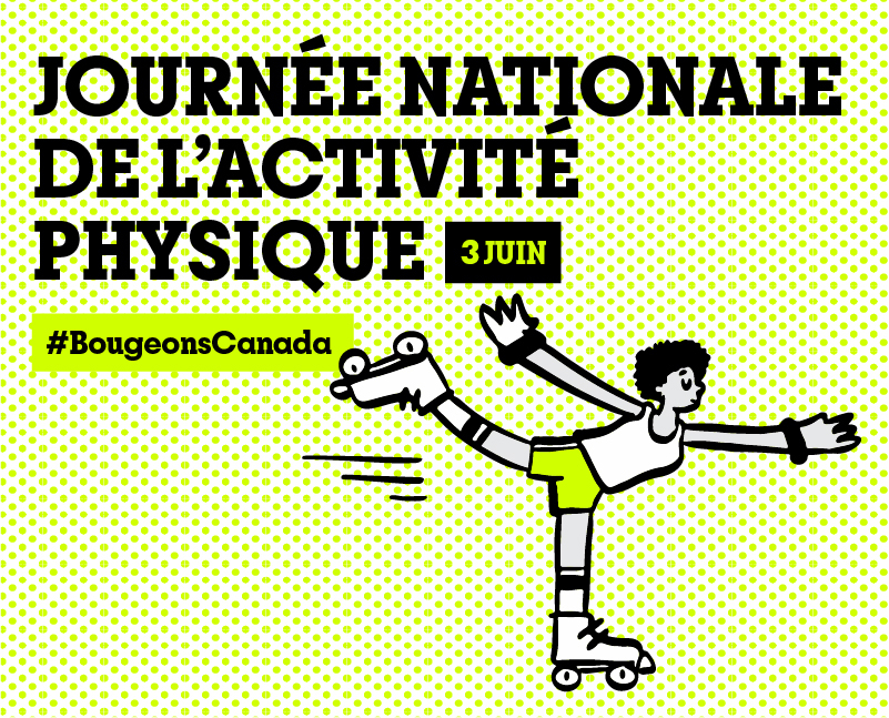 National Health and Fitness Day is June 3—hope you’ve pencilled in some play time! Share a photo or short video of yourself being active throughout the week of May 29-June 4 and use #LetsMoveCanada to create momentum around movement for a whole week! #nhfd #BougeonsCanada