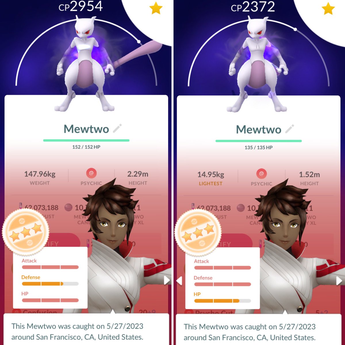 PorkChop715's tweet image. Amazing Adventures in SF w/ JonJacobAmi and @AaayeMitch 🌉

64 Raids 💥
10am-7pm
0 Shiny 😭

Tomorrow will be a bigger day. Hopefully better IV and shiny luck 🍀 

#PokemonGO
#ShadowMewtwo