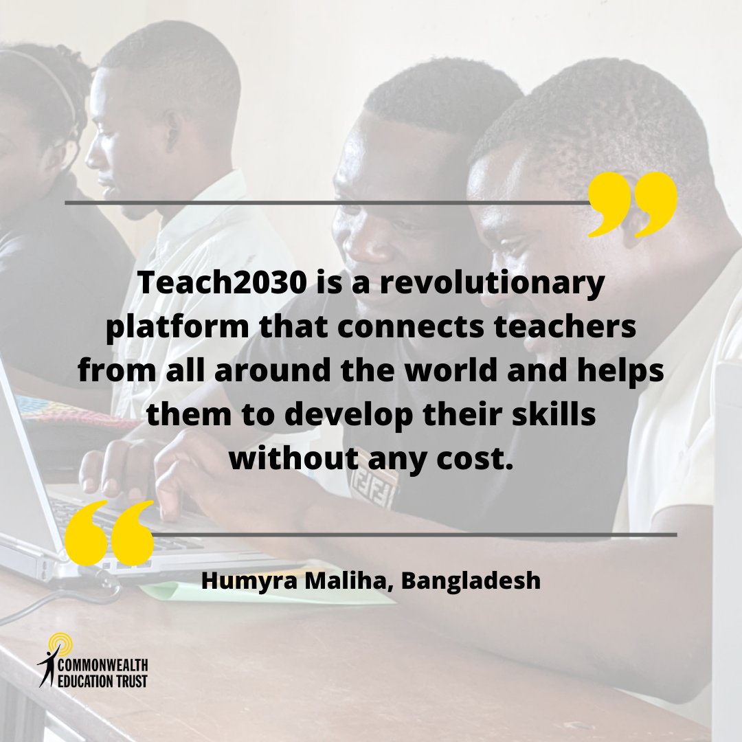 Visit: commonwealtheducationtrust.org for more information
#sdg4 #sustainabledevelopmentgoals #un #unitednations #charity #learningpoverty #ngo #educate #education #classroom #teachers #teach  #learn #tpd #edtech #qualityeducationforall #qualityeducation  #context