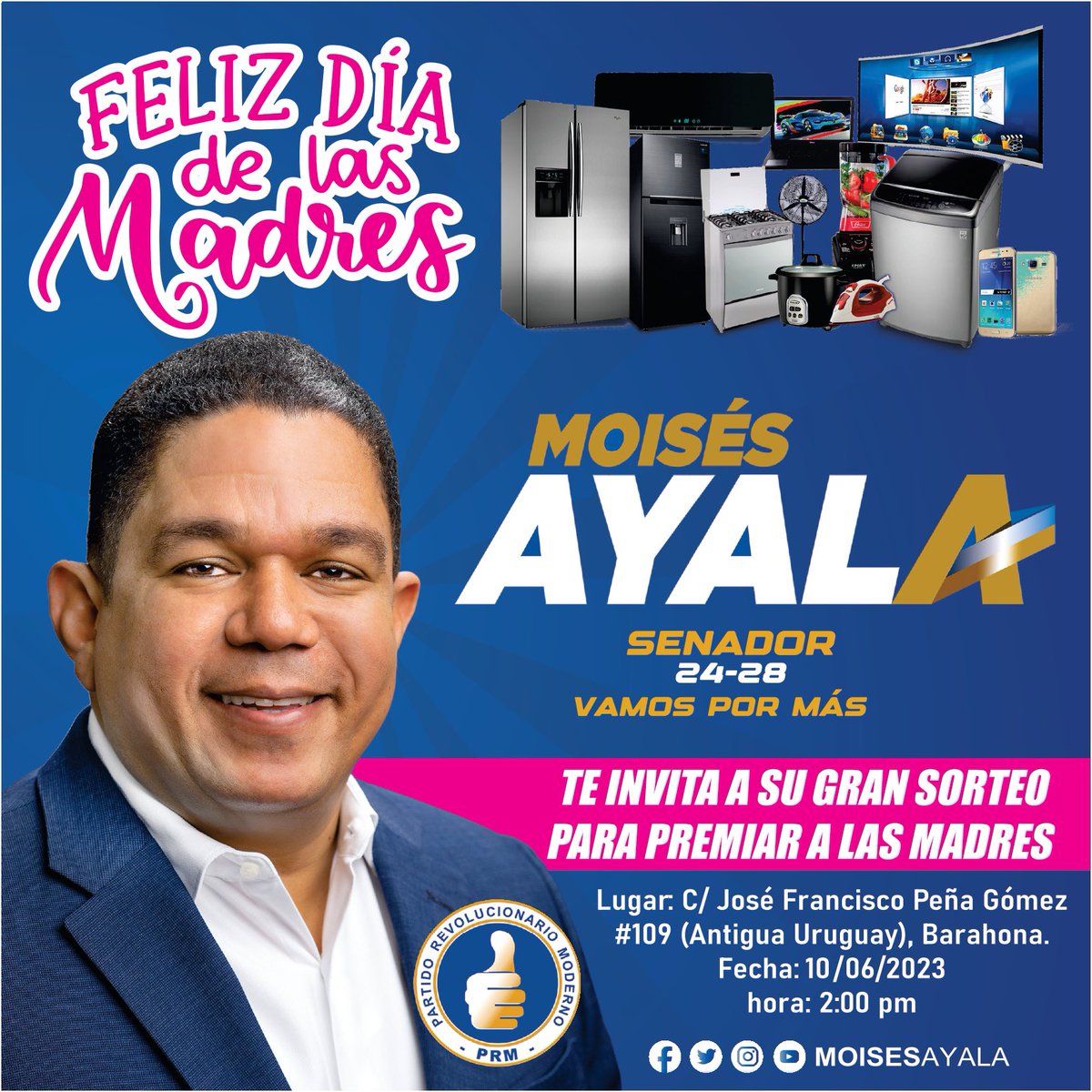 ¡Gran rifa para Mamá! 📣📣

Sábado 10 de junio a partir de las 2:00 PM.