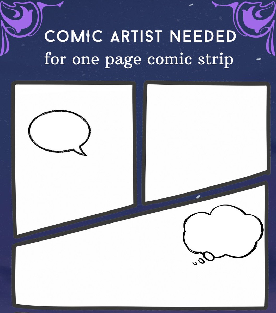 ItsLynsi's tweet photo. I'm looking for an artist for a one page comic. Sketch or  flat colors! For business commercial use. 
Black anime witch vibes! 
https://t.co/3aBDWVvbNX https://t.co/EUP1IjRPzj