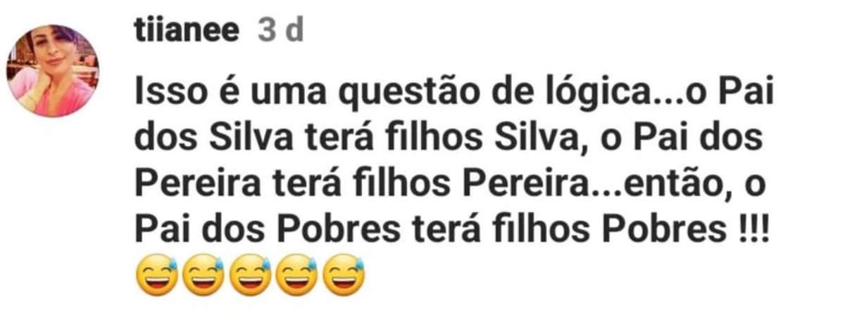 Nunca vi uma lógica tão lógica kkkk