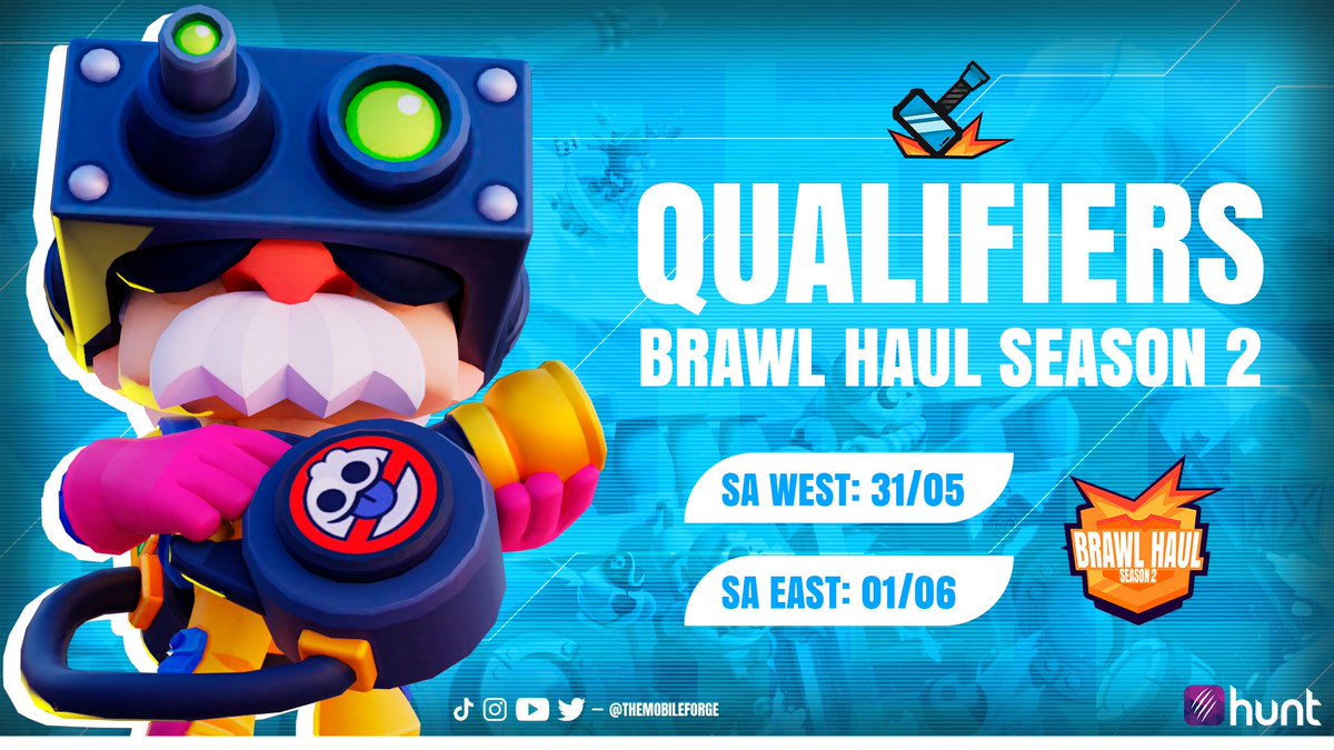 🔊 | ¡ WELCOME TO QUALIFIERS S2 !   

🌀 Ven y participa en la segunda temporada de Brawl Haul !

🪧 Ingresa a nuestro Discord: discord.gg/hhyTzTfNgY 

🚨 Entra al canal de Brawl Haul y sigue los pasos !  

#BrawHaul #BrawlStars
