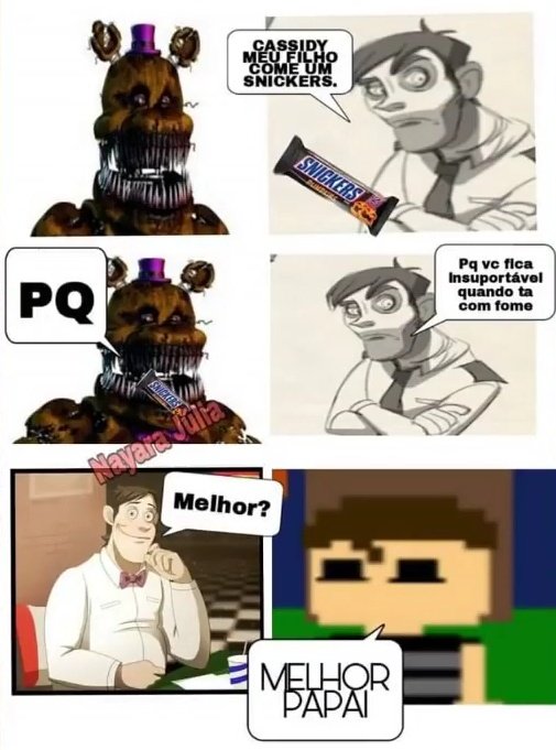 Imagem: Meus memes de FNAF ;-;  Five Nights at Freddys PT/BR