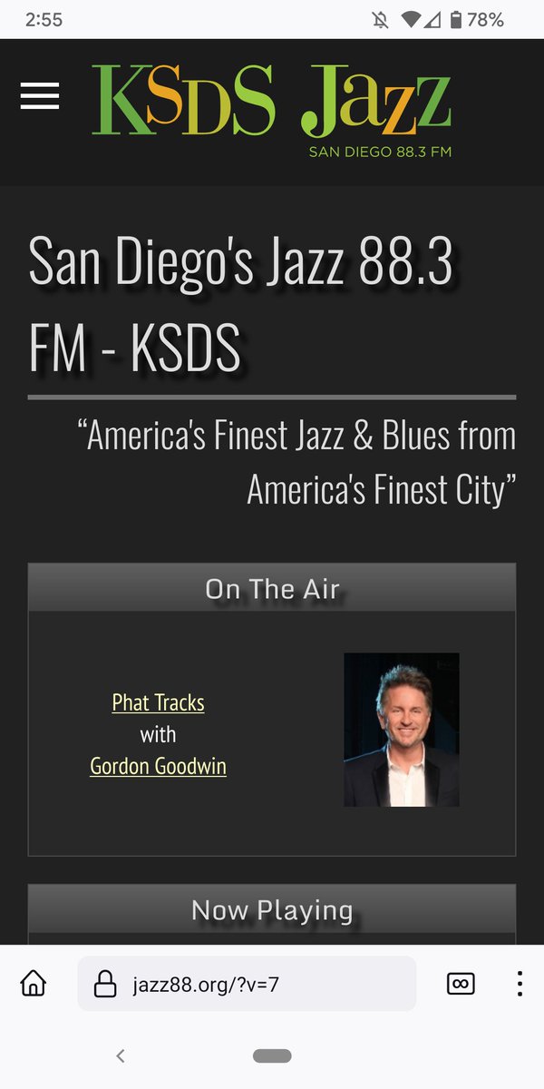 What am I listening to? #PhatTracks! Where? <a href="/Jazz88/">Jazz 88.3 San Diego</a> 88.3 FM. When? 1-3 pm Sat. Who to support w/ monthly donation? <a href="/Jazz88/">Jazz 88.3 San Diego</a>. The bestest goodest Jazziest radio? @jazz88. Website has all prev shows too! #CrossroadsDeltaBlues w/ <a href="/CatHeadRoger/">Roger Stolle</a> 5pm Sat is coming up! #supportjazz,