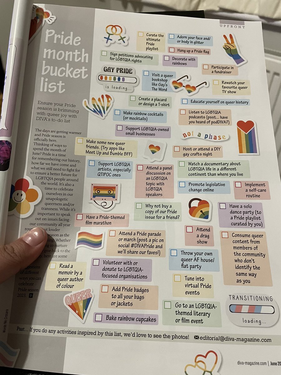 nellylel's tweet photo. It is like gay Christmas todayโฆ..marched in the parade at @BirminghamPride with @wolves for only our second appearance and then get home to find @DIVAmagazine on the door mat ๐ I can already tick quite a few off the bucket list #happydays #DIVAPride https://t.co/6joUdU8PxT