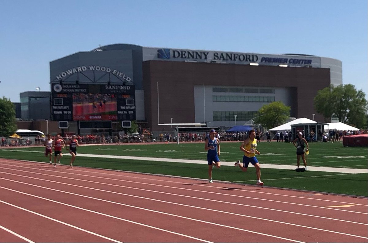 ACTnF's tweet photo. Incredible finish to four great careers! 
Aiden Heimann-Gabe Johnson-Carter Dingman-Drew Salfrank.  They not only smashed the school record by over 3 seconds but they broke the state meet record as well, they were just edged out by an equally outstanding O’Gorman team. https://t.co/h4oAAyQc4B