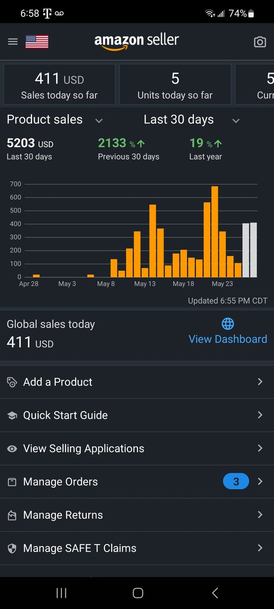 Just hit 5k sales in under a month, part time, no excuses, let's go!