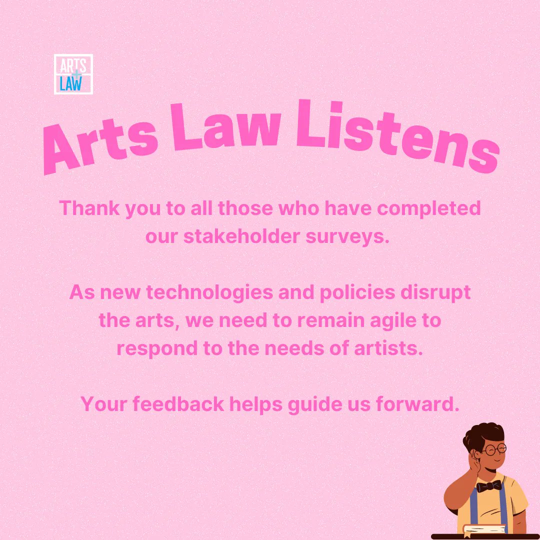 Arts Law recently sent Stakeholder Surveys to a number of Arts Organisations, Peers, Peak Bodies, and other representatives so to prepare for our new strategic plan.

Thank you to those who have compeleted these surveys.

#strategy #australianarts #lawlife