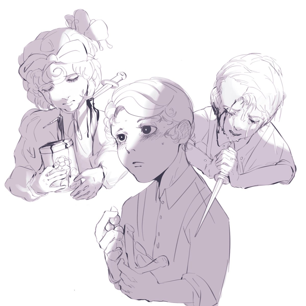 “Children's game”

🐝There are some explanations in the comments section.🦋
₍˄·͈༝·͈˄*₎◞ ̑̑
#RustyLake
#
