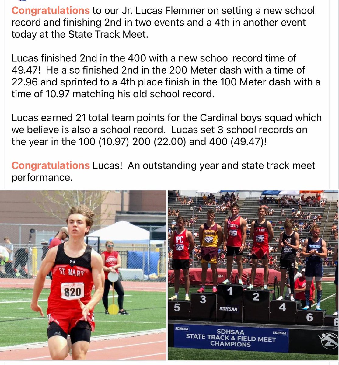 St Mary Cardinal Football tweet media