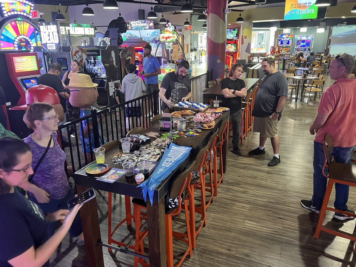 The Orlando, FL folks reminisced 20 years of #WordPress with food, cupcakes, and community. 🎉

🙌 Thank you to <a href="/bluehost/">Bluehost</a>, <a href="/blockstyleswp/">Block Styles for WordPress</a>, and <a href="/GoDaddyPro/">GoDaddy Pro</a> for making this #WP20 celebration happen!