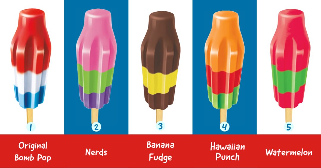 AgathaChocolats's tweet image. Pick a pop!☀️😋
#bombpop #summer #food