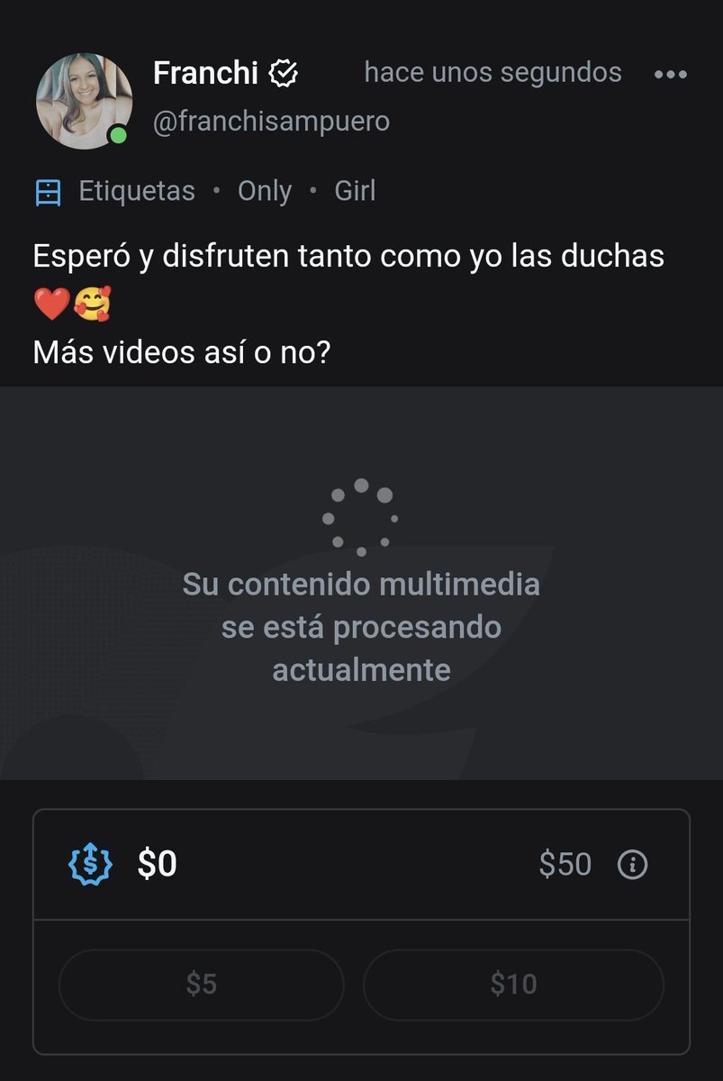 Franchis997's tweet photo. Deuda pagada ✨ subimos el video de una rica ducha🥰
Para verlo completo dejaré el link por aquí
https://t.co/uRVZbJMnRn

#onlyfansgirl #CONTENIDO18 #FYP #MujeresReales #onlybaby #onlyfanslatinas #onlyfanspromo https://t.co/IW4hKu6EkI