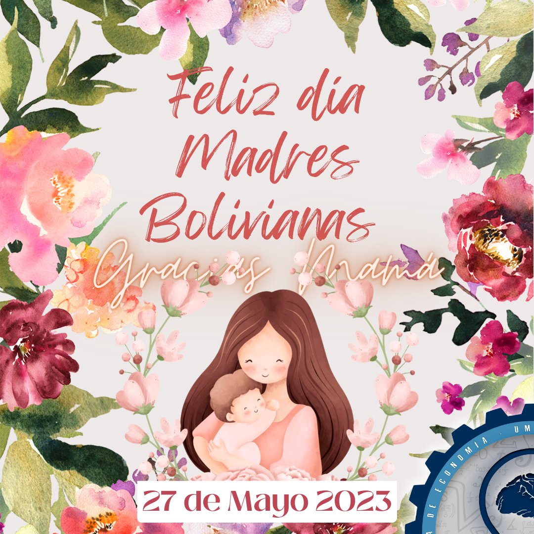 socienceumsa's tweet photo. #27deMayo | ¡𝗙𝗲𝗹𝗶𝘇 𝗱𝗶́𝗮 𝗱𝗲 𝗹𝗮 𝗠𝗮𝗱𝗿𝗲! 🌹

Hoy en su día le mandamos las mas grandes felicitaciones a todas nuestras madres que siempre han sabido demostrar ser guerreras en esta vida.❤️💐

𝓕𝓔𝓛𝓘𝓒𝓘𝓓𝓐𝓓𝓔𝓢 𝓜𝓐𝓜Á 🌹 🎀🎁🎈

#UMSA
#Socience_UMSA https://t.co/WM0GqPkbpl