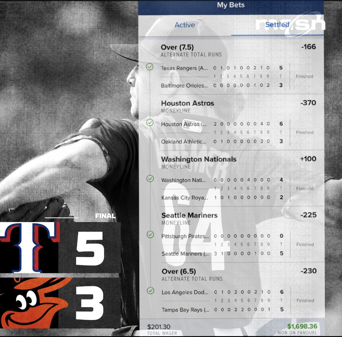 Whorland's tweet photo. O’s with 2 in the 9th for a huge cover https://t.co/KQFBtd7WbW