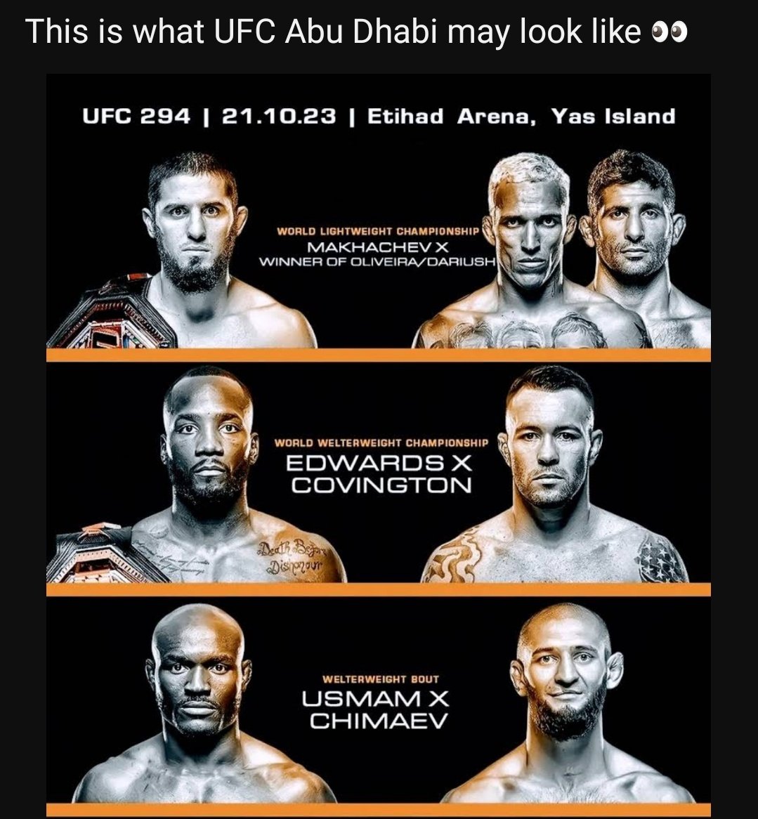 #UFC294 💥💥💥