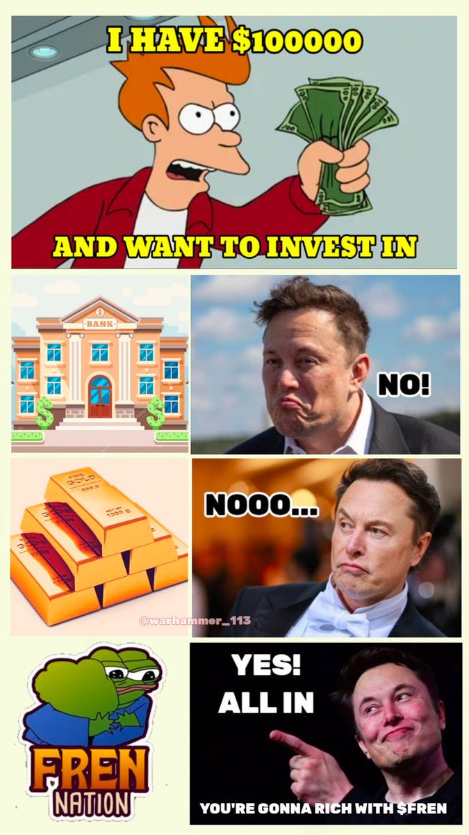 All in on $FREN 😈

Don't fade what is coming 🙏🏼 #FrenNation