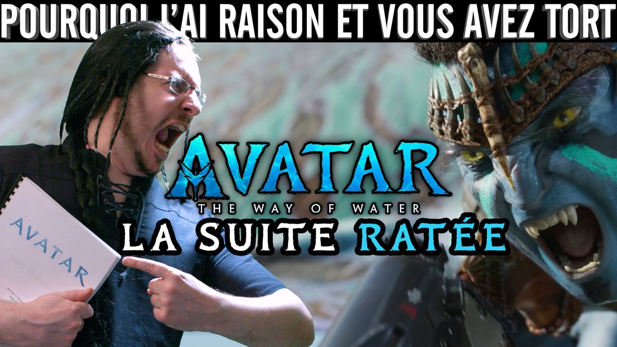 CinemaDurendal's tweet image. Si heureux de reprendre les affaires après 1 an &amp;amp; ½ !
J'ai décidé de relancer les PJREVAT avec un projet neuf : claquer des culs tout bleus ! #Avatar2
J'ai fait tout ce que j'ai pu pour qu'il soit cool, j'espère qu'il vous plaira !

youtu.be/PrW3nf1ktho
dai.ly/x8lb2cl