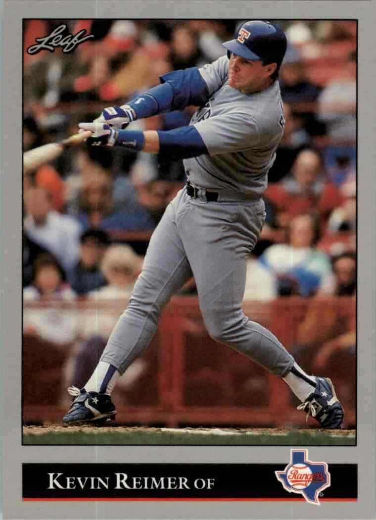 Texas Rangers Baseball History on Twitter "5/27/92 Kevin Reimer's RBI double in the bottom of