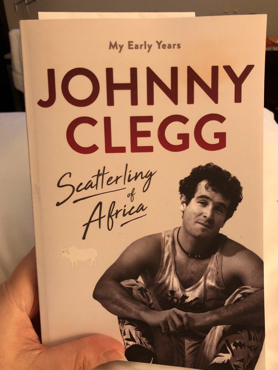 Last night I was reading this book in my hotel room. Then today I was having lunch in Margaritaville and they played a video on the screens of Jimmy Buffett singing ‘Great Heart’ in tribute to Johnny Clegg. What are the odds of that?