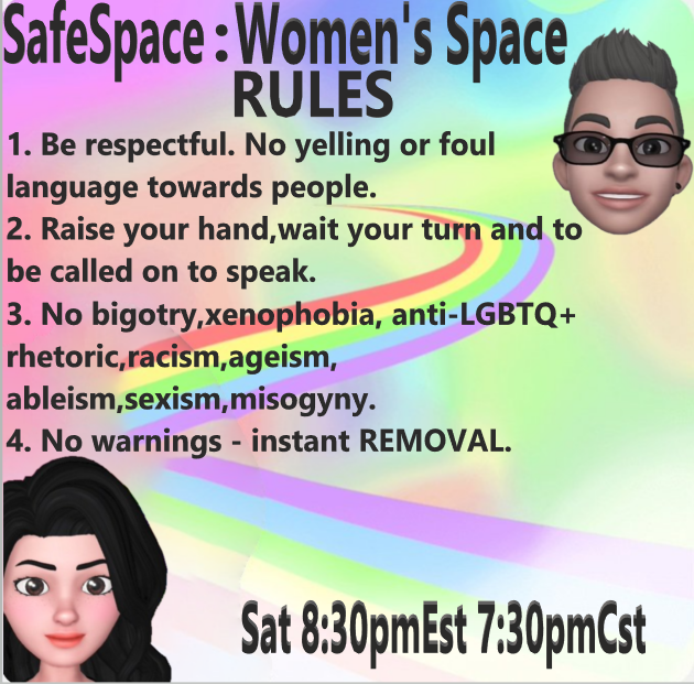 #SafeSpaces #WomensSpace 

With-@onyxgata