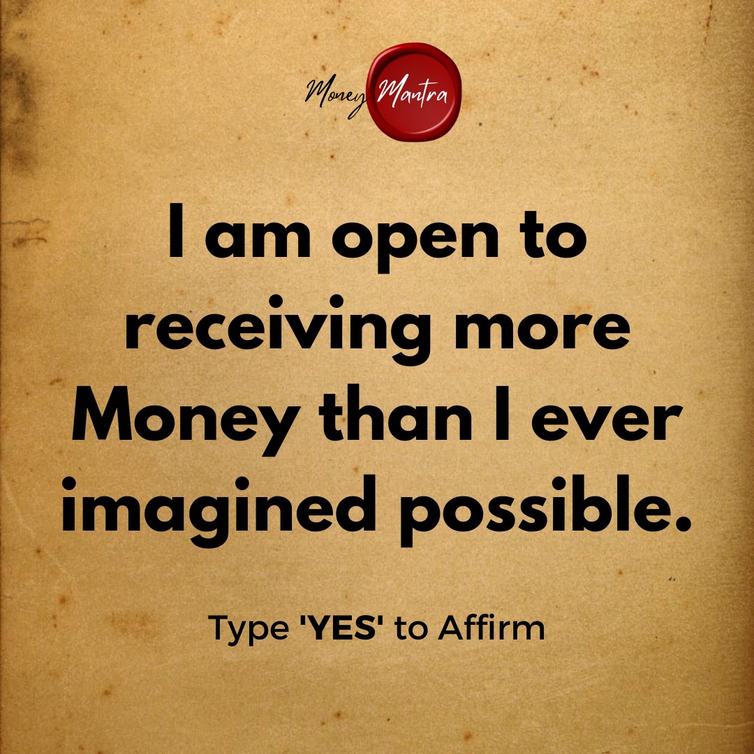 imoneymantra's tweet photo. Type 'YES' to Affirm!!! https://t.co/ffLz9LNBHn