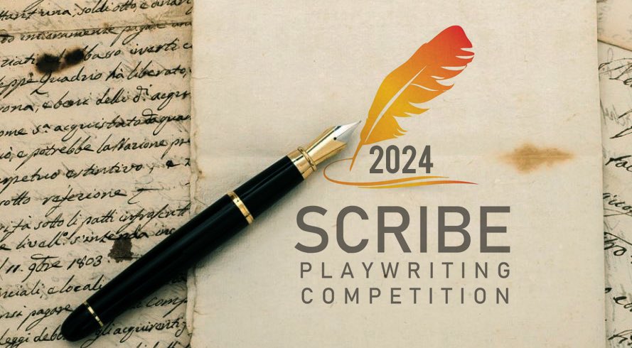 Hey, playwrights! Submit your full length and one-act plays and musicals for the 2024 Scribe Playwriting Competition here: scribeplaywriting.weebly.com #playwriting #dramaturgy #playwrights #playwright #WritingCommunity #writerscommunity #writing #theater #amwriting #writer #writers
